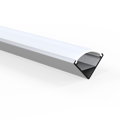 Aluminiumlegierung 6063 Eck-LED-Profil eloxiert für LED-Lichtleiste