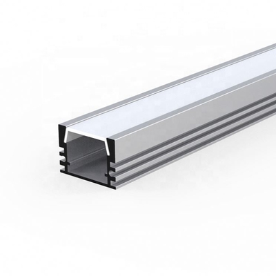 Aluminium-LED-Streifen-Licht-vertiefter Kanal anodisierte malende silberne Farbe