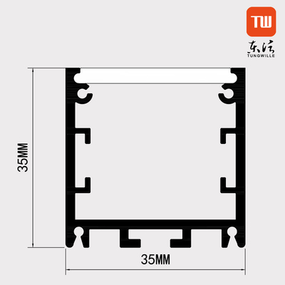 Industrielles Kreis-LED-Profil, rundes LED-Plastikprofil mit dem Verbiegen von Decoiling