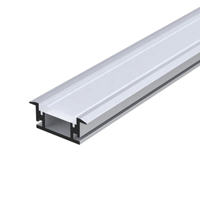 U Zummen vertiefte anodisierte Malerei LED-Profil Kanal für Boden-Beleuchtung