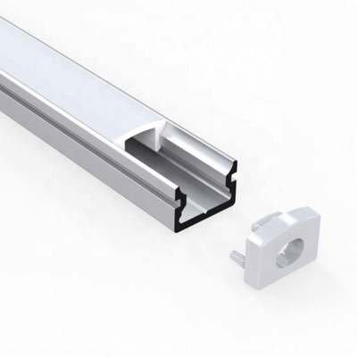 Quadrat Zummen angebrachtes Aluminium-Oberflächenmaterial LED-Profil-6063 für Küchenschrank
