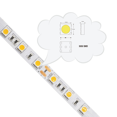 Biegenible 5050 Streifen-Lichter DC24V 12V SMD LED für Anzeigen-Speicher Soem