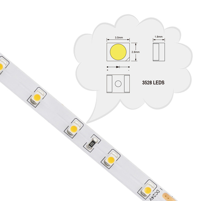 Hohe CRI95 3528 SMD LED-Streifen 60LEDs 120LEDs 240LEDs für Bürogebäude
