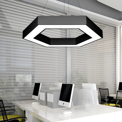 Schwarze galvanisierte lineare Lichter LED, vertieftes magnetisches LED-Bahn-Aluminiumlicht