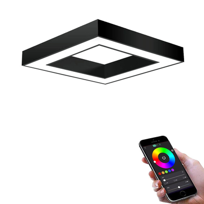 Lineare Lichter der Suspendierungs-LED, Fuß LED des Quadrat-4 verschoben lineare Befestigung