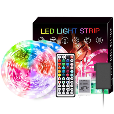 Bunte Smart LED Neonbeleuchtung 12V 44 RGB Schlüsselinfrarotfernsteuerungs-Soem