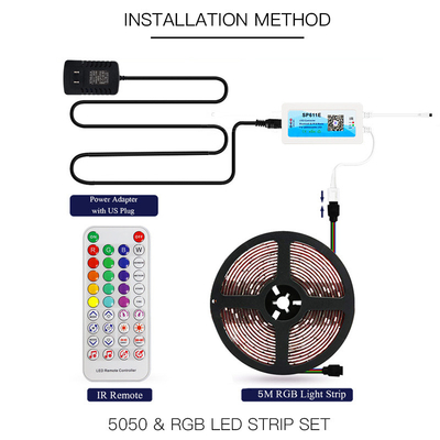 5050 Neonbeleuchtung RGB Smart LED 10 Meter Bluetooth APP-Steuer-Soem