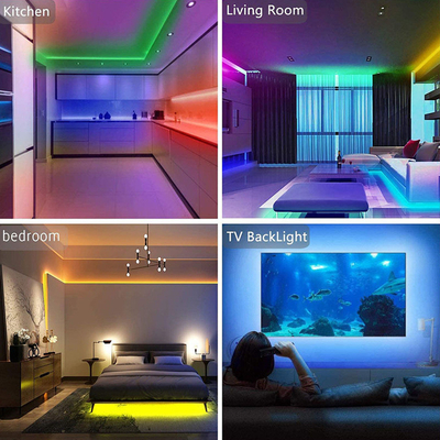 Streifen Bluetooth APP-Steuer-5050 RGB LED wasserdicht für Innendekoration im Freien