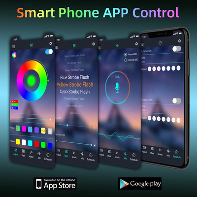 Biegenibles Streifen-Licht 12V 5m 5050 RGB LED mit Wifi APP-Steuerung