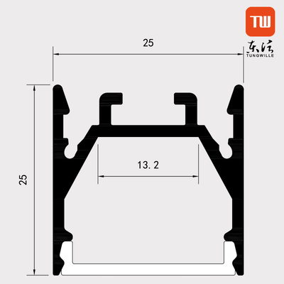 Kreis-LED Profil der Aufputzmontage-, Biegenibles Aluminiumkanal-Profil Soem