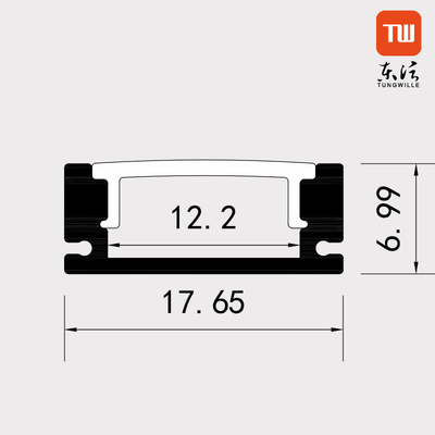 Büro-Garderoben-AluminiumProfil für geführtes Neonbeleuchtung Soem-ODM