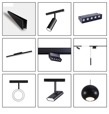 Trimless Magnetische 48-V-Beleuchtungsschiene für Küche, Hotelzimmer