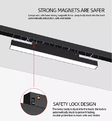 10W vertiefte magnetische LED-Bahn-Aluminiumoberfläche für hängendes Licht