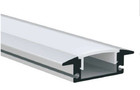 Eloxierte vertiefte LED-Profil, LED-Aluminium-Extrusions-Oberflächenmontage