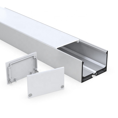 Vertieftes LED Aluminiumprofil der Legierungs-Verdrängung für linearen Streifen-Lichtstrahl