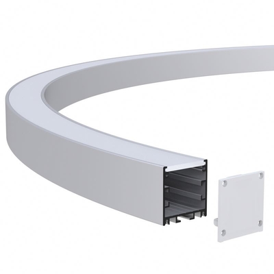 Anodisiertes Aluminiumkreis-LED-Profil, 35×35mm LED lineares Profil