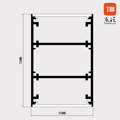 Runder Aluminium-LED-Kanal für LED-Neonbeleuchtungs-Bendable schwarze Farbe