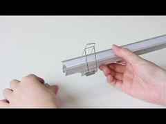 TW1714H Ultra Bright Recessed LED Profiles , Silver Extruded Aluminum LED Housing